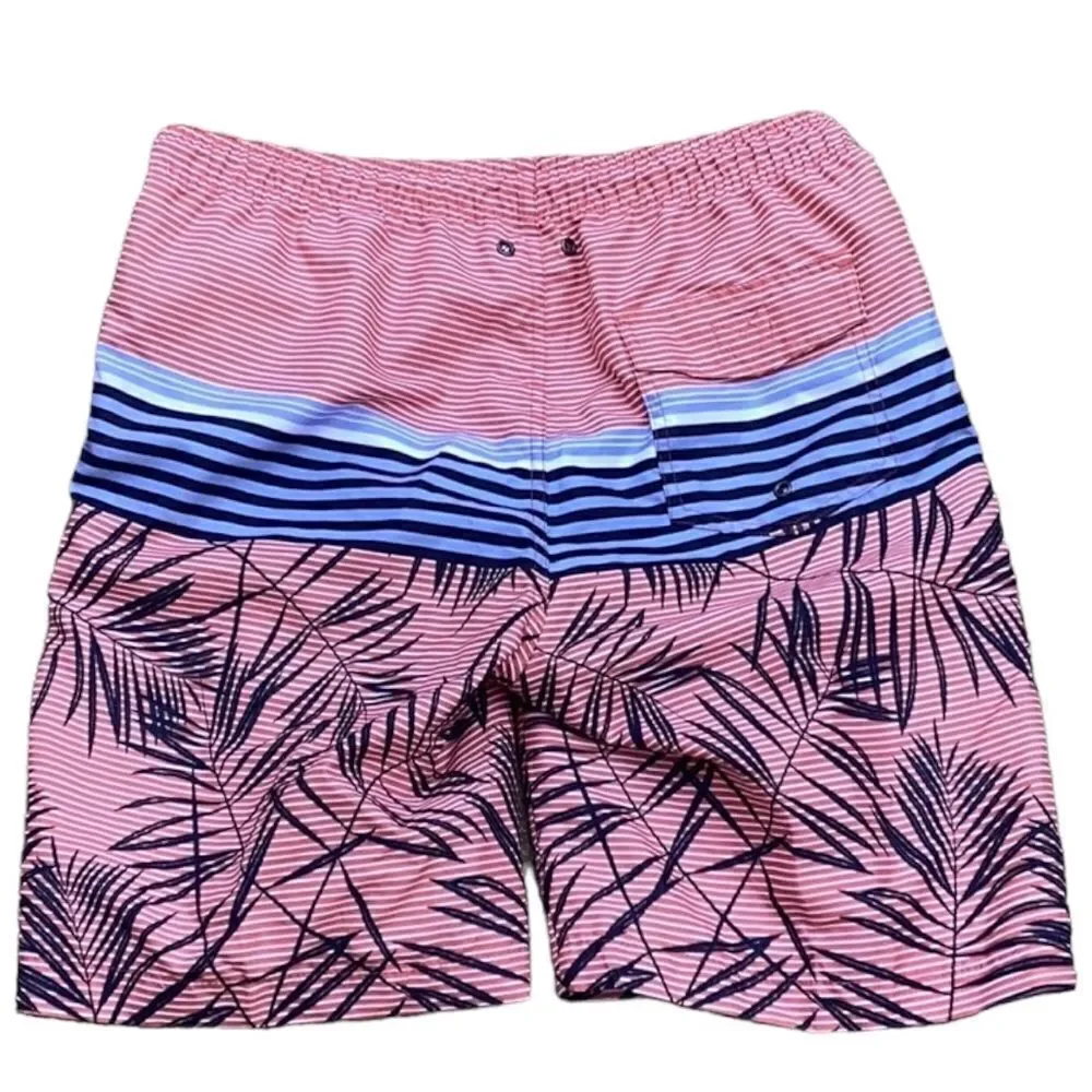 BLACK BROWN NWT MENS SWIMWEAR TRUNKS SHORTS MANDARIN SIZE LARGE